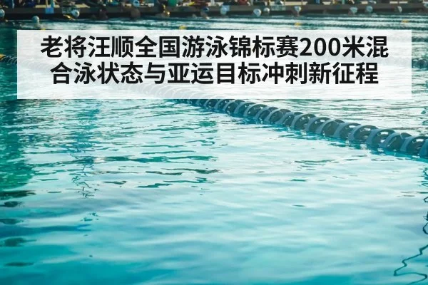 老将汪顺全国游泳锦标赛200米混合泳状态与亚运目标冲刺新征程(MANGOSPORT)